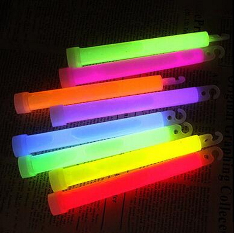 6inch Fluo Baton Lumineux Emergency lighting stick Ultra Bright Yellow Glow Snap Light Sticks