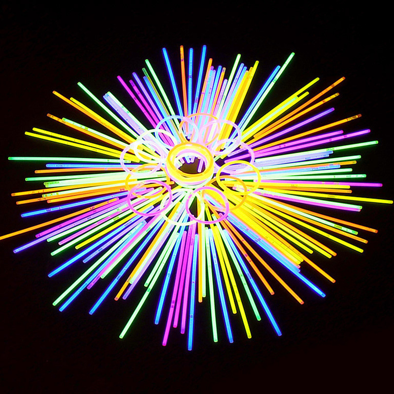 Fluo Baton Lumineux Mixed Party Pack light sticks with Connectors Party needs Party decorations Glow Stick