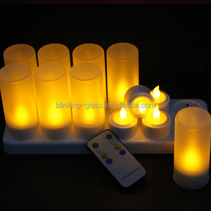 Rechargeable led tea light candles