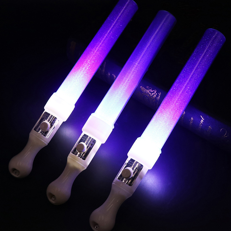 LED light stick glowing short stick flashing hand stick concert cheer aid props logo customization