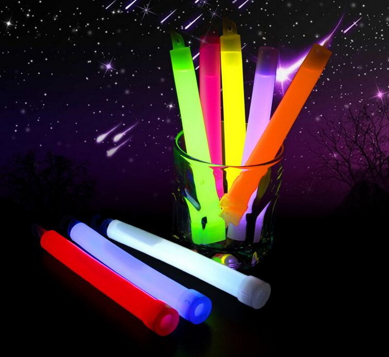 6inch Fluo Baton Lumineux Emergency lighting stick Ultra Bright Yellow Glow Snap Light Sticks