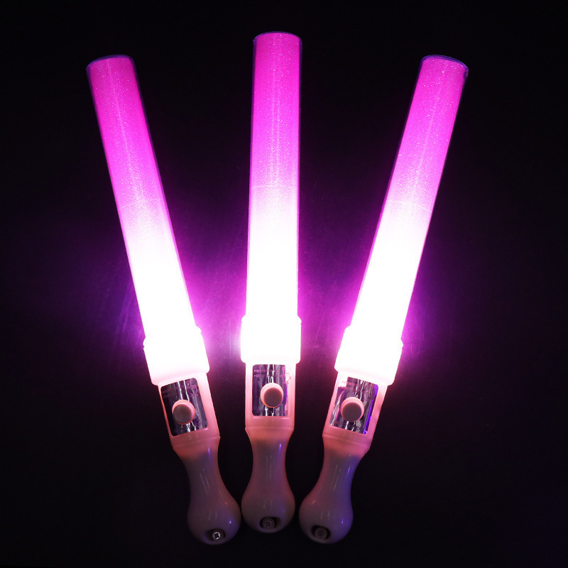 LED light stick glowing short stick flashing hand stick concert cheer aid props logo customization