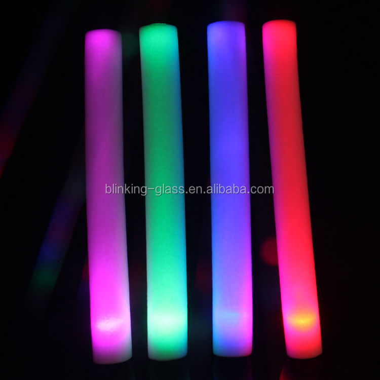 Cheaper led baton light led party light cheering flashing foam stick