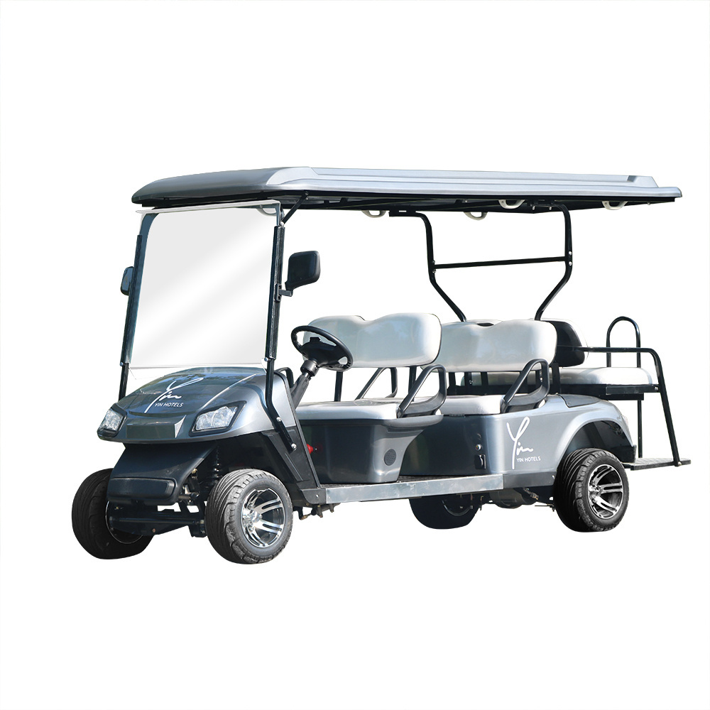 Electric Golf Cart Electrophoretic Paint Frame No Rust Golf Carts for Sale CE Approver 6 Passenger 60V Mcor 2 Precedent Club Car