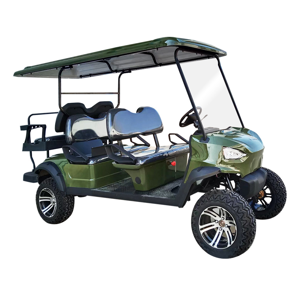 CE approved  golf electric cart customizable lithium battery 6 seater golf cart with MSDS