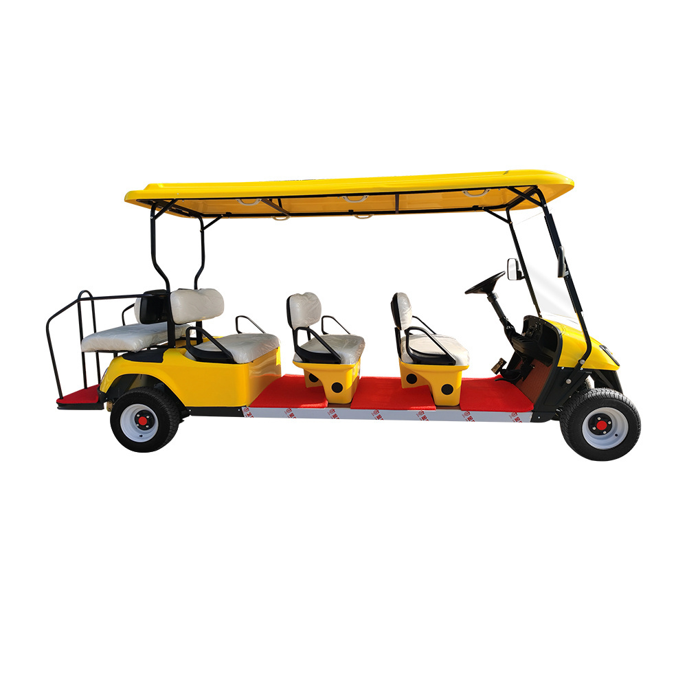 Electric Golf Cart Electrophoretic Paint Frame No Rust Golf Carts for Sale CE Approver 6 Passenger 60V Mcor 2 Precedent Club Car