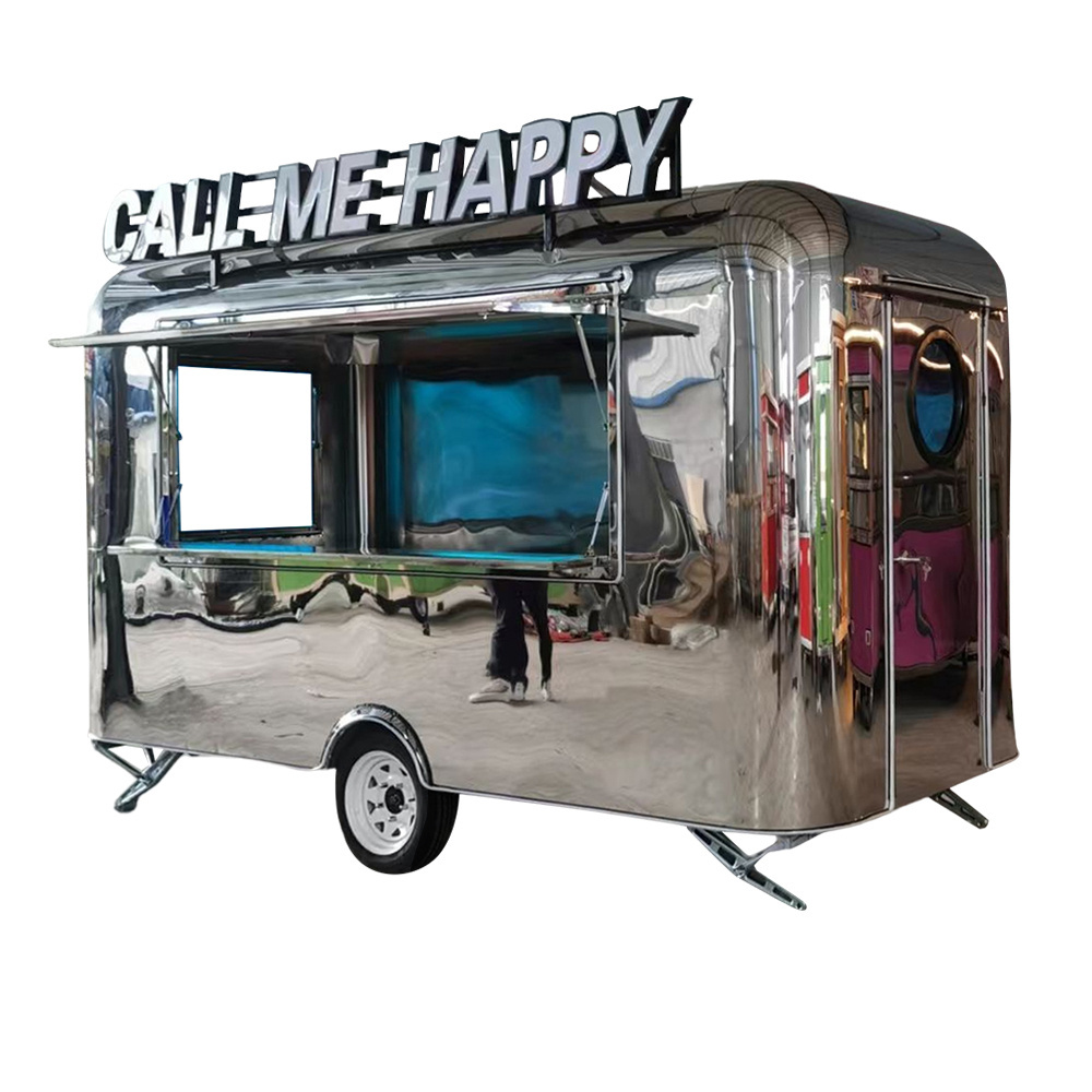 Professional customization food truck mobile food trailer airstream food truck