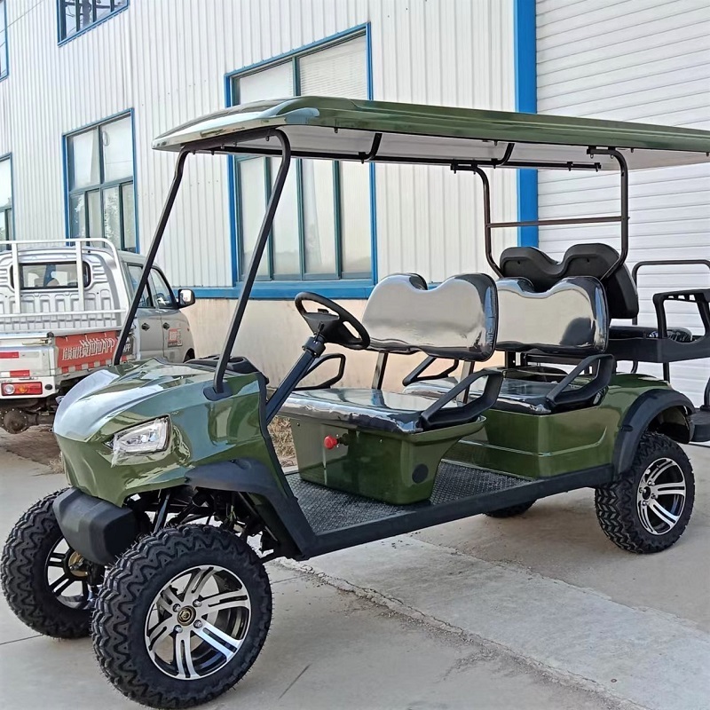 CE approved  golf electric cart customizable lithium battery 6 seater golf cart with MSDS