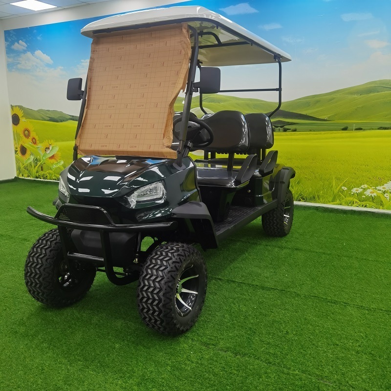 CE approved  golf electric cart customizable lithium battery 6 seater golf cart with MSDS