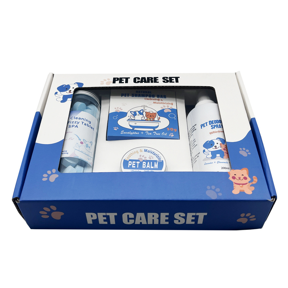 Customized dog and cat hair deep cleansing pet care moisturizing paw cream products