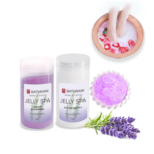 Jelly Pedicure Care Set For Dry Cracked Feet Moisturizing Jelly Spa Pedi Soak Foot Bath Soak Salts