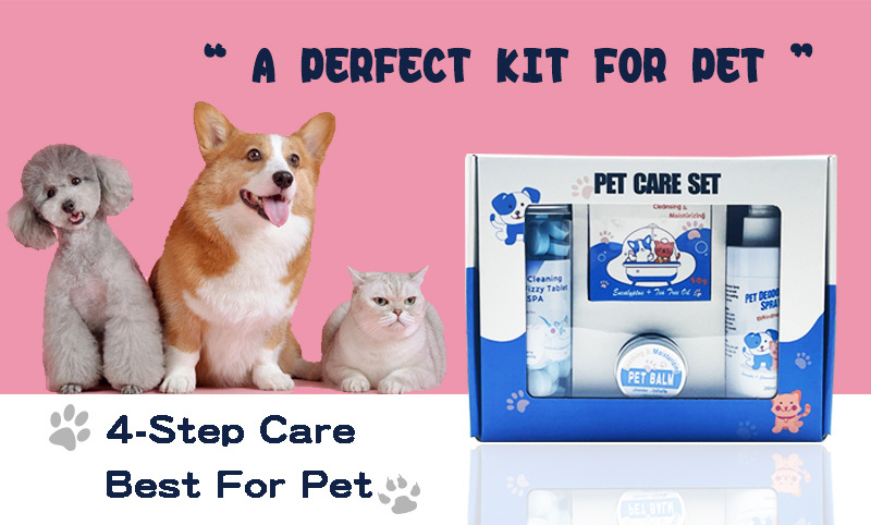 Customized dog and cat hair deep cleansing pet care moisturizing paw cream products