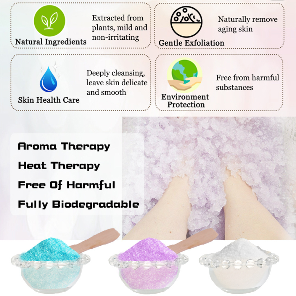 Private Brand Foot Soak Salts Lavender Foot Bath Products Jelly Spa Pedicure Care Kit