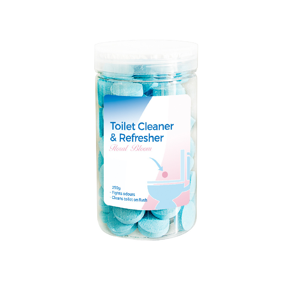 Hot Selling Effervescent Toilet Bomb Blue Solid Toilet Tablet Deodorizer Scented Toilet Cleaner Tablet