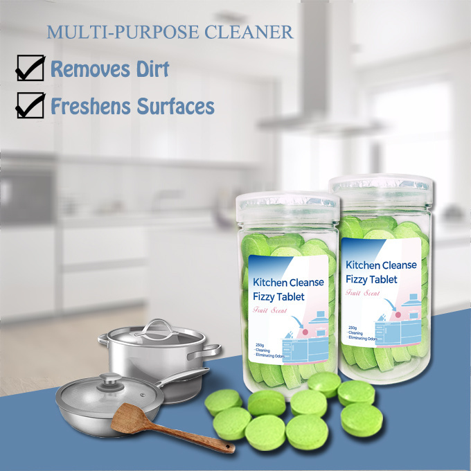 Multifunctional Cleaning Agent Super Kitchen Cleaner Effervescent Tablet dishwashing Oil Stain Dirt Cleaner Tablet