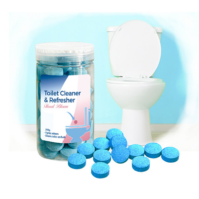 Hot Selling Effervescent Toilet Bomb Blue Solid Toilet Tablet Deodorizer Scented Toilet Cleaner Tablet