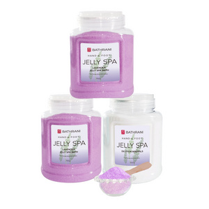 Private Brand Foot Soak Salts Lavender Foot Bath Products Jelly Spa Pedicure Care Kit