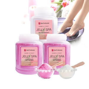 Adult Crystal Jelly Bath Salt Spa Gel for Manicure and Pedicure Mineral-Based Foot Care Gel for Moisturizing and Skin Softening