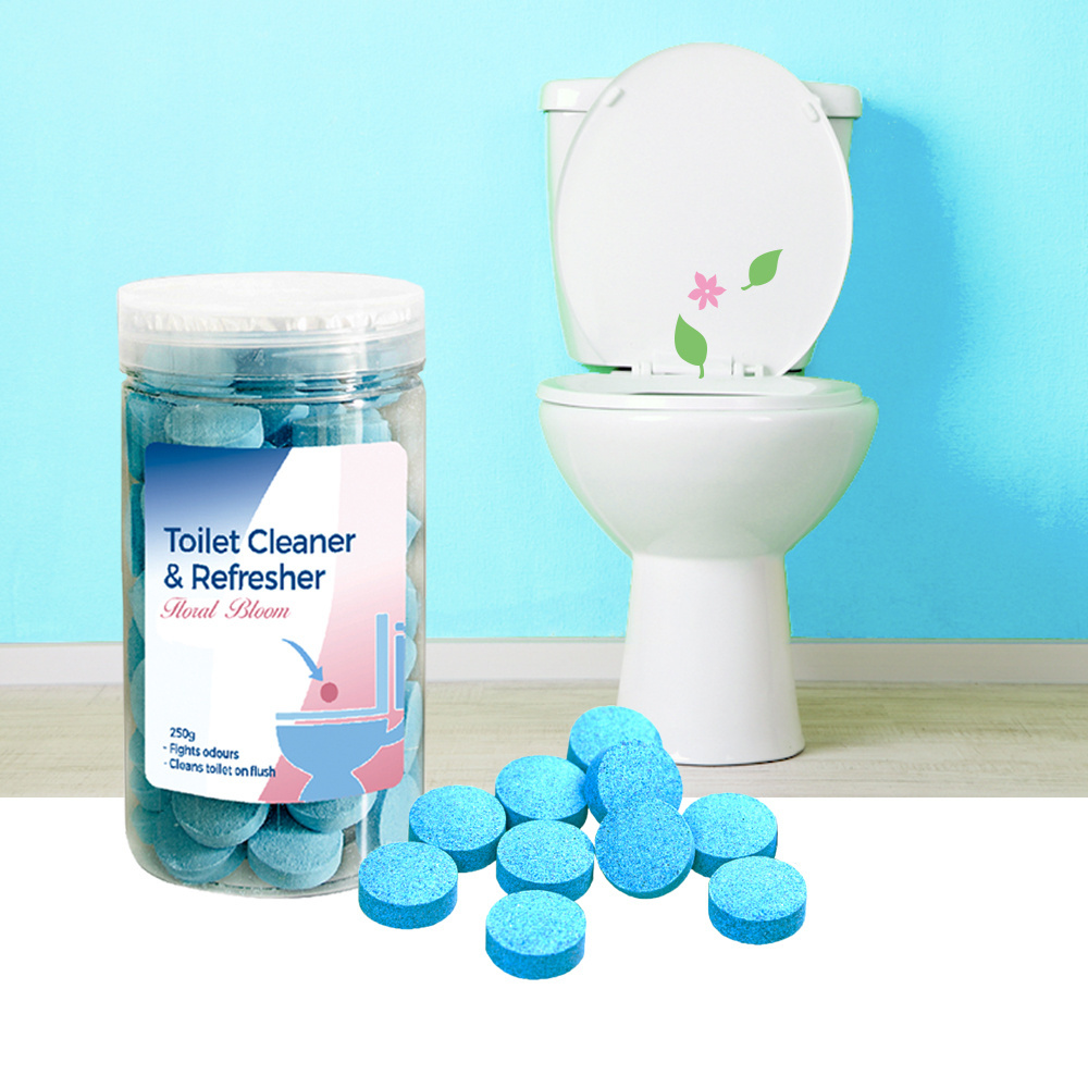 Toilet Cleaner Tablets Bomb Natural Air Freshener Household Deodorant Toilet Cleaning Freshener