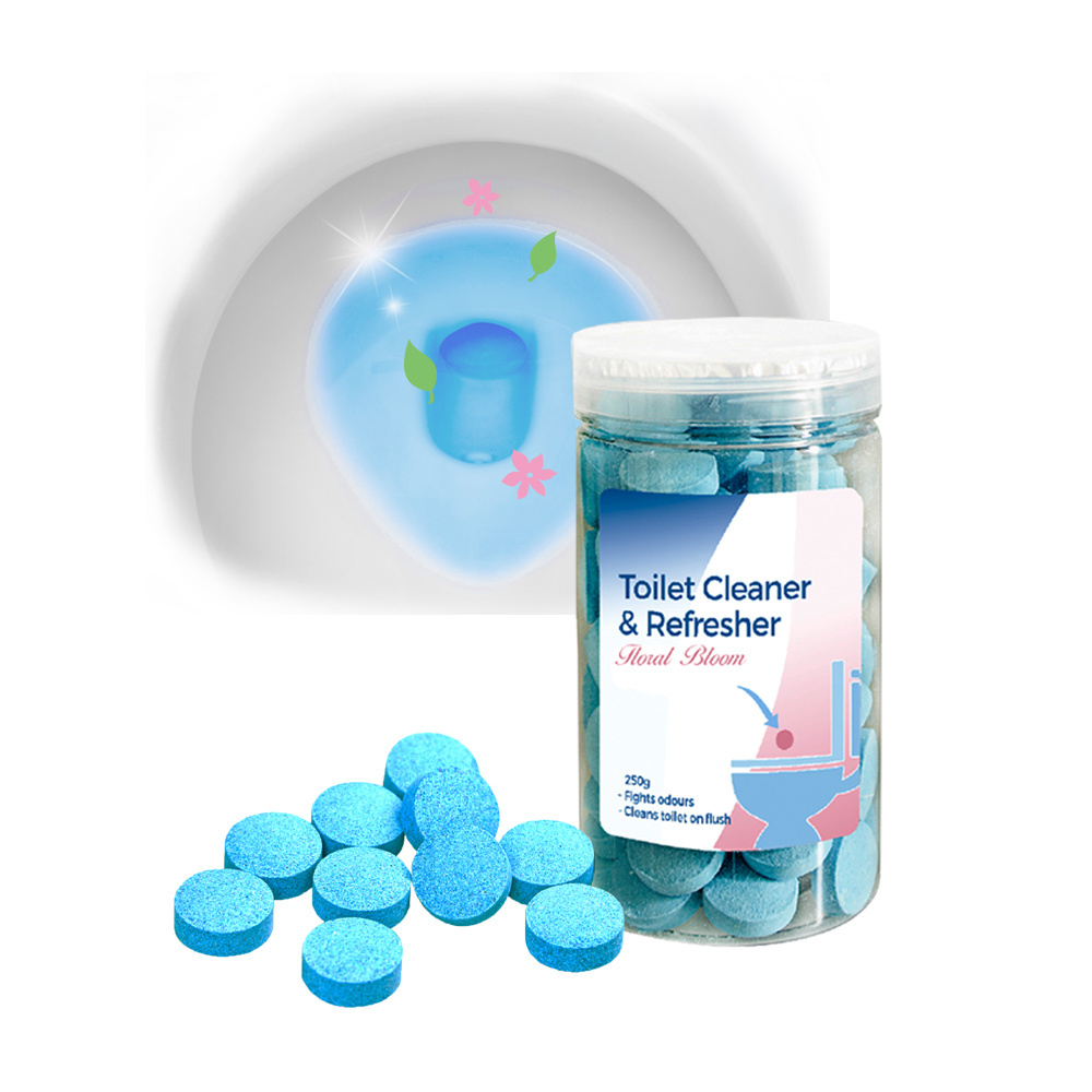 Toilet Cleaner Tablets Bomb Natural Air Freshener Household Deodorant Toilet Cleaning Freshener