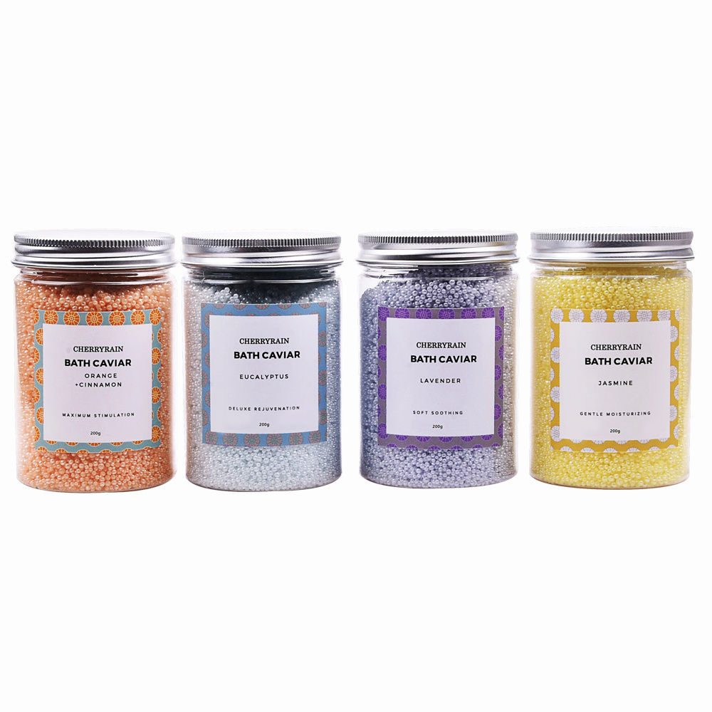 Top Sales Bath Oil Beads with Essential oil For Spa Bath Caviar Custom Scent