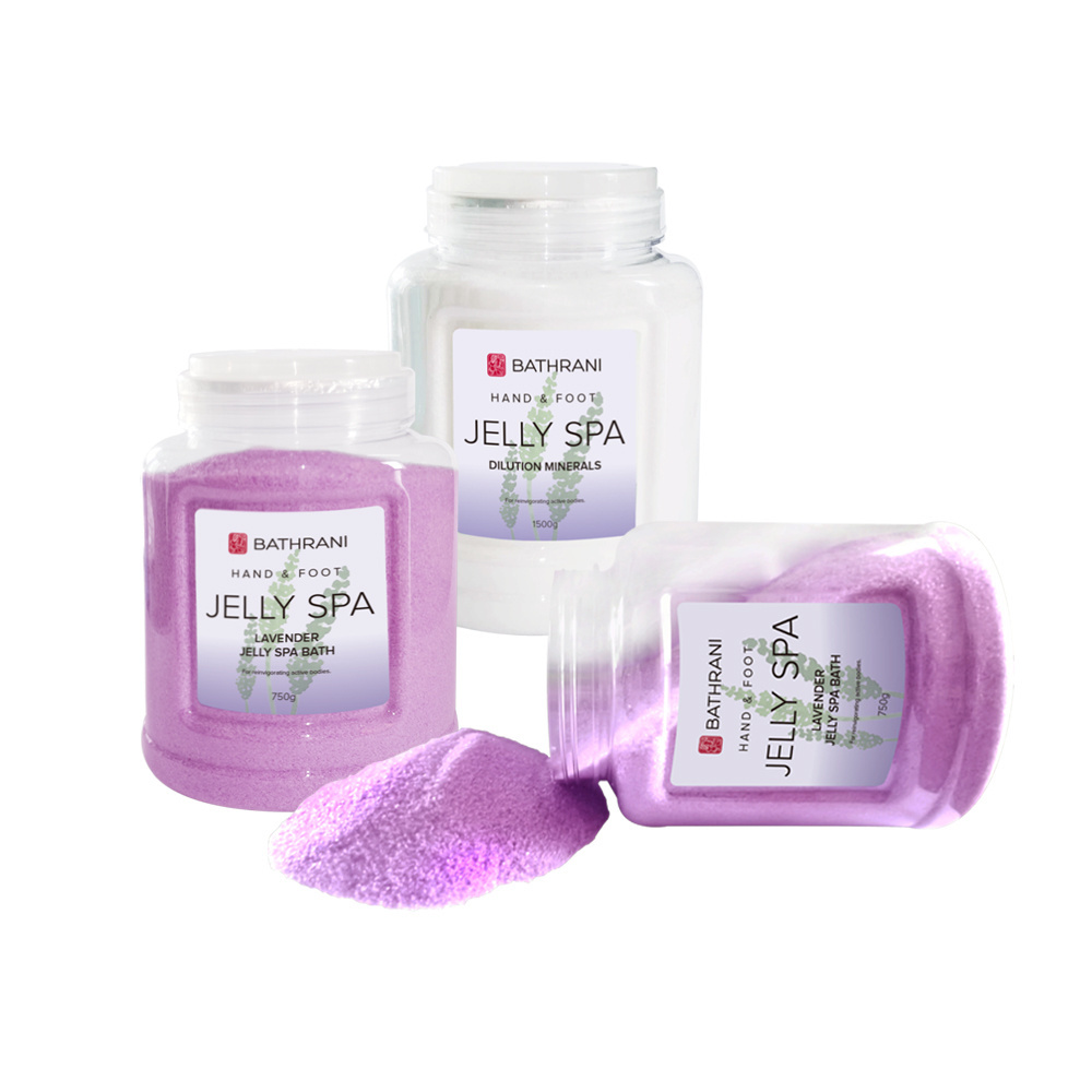 Hot Selling Organic Shea Butter and Natural Lavender Salt Foot Bath Powder for Softening and Moisturizing Pedicure Use