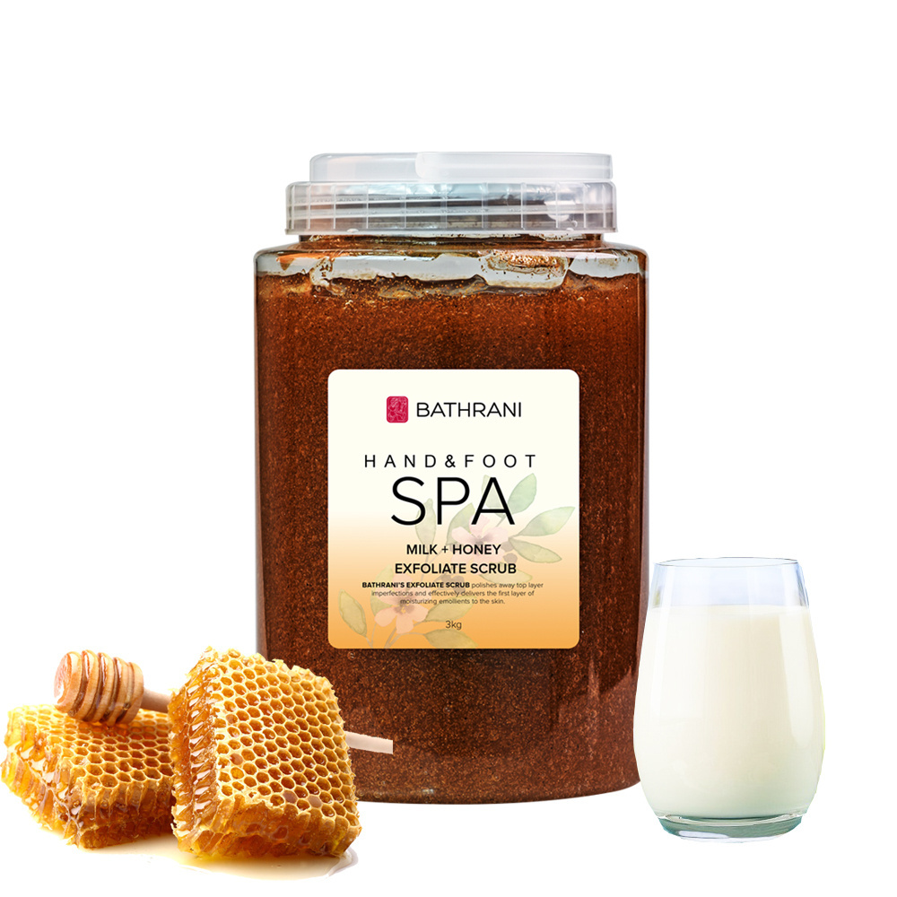 BATHRANI 3KG /1 gal Gel Scrub Exfoliating Foot Scrub for Pedicure SPA ...