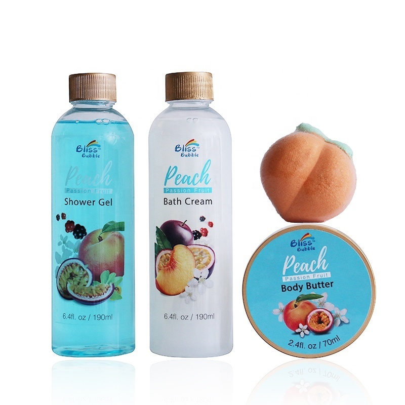 High  quality Luxury skin care organic natural spa shower gel gift bath sets for women