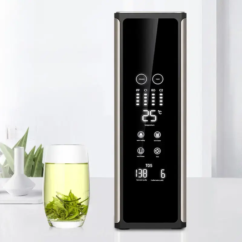 High Quality RO Water Purifier Double Outlet Faucet Purified Water TDS Display Reverse Osmosis System Drink Pure Healthy Water