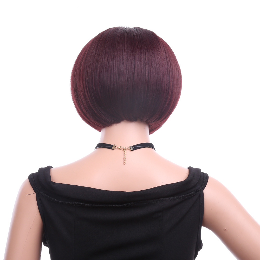 Wholesale Cheap Wigs Synthetic Hair Machine Made Short Bob Synthetic Wig