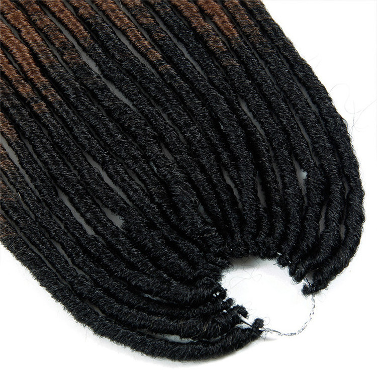 Dreadlocks  Faux Locs Crochet braiding hair Straight Gypsy Locs Synthetic Hair Extensions