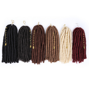 12 Inch Goddess Faux Locs Dreadlocks Hair Extension Dreadlocks Crochet Braids Hair Synthetic 20stands/Pack Braiding Hair