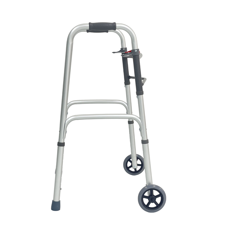 Bliss Medical Mobility Fold Walking Aids Frame Patient Surgical Aluminium Walker for Adult Disabled Elderly Seniors People