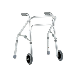 Medical lightweight Elder Unique 4 Leg Front 2 Wheel Frame Walking Aids Mobility Aluminum Alloy Hospital kids Walker