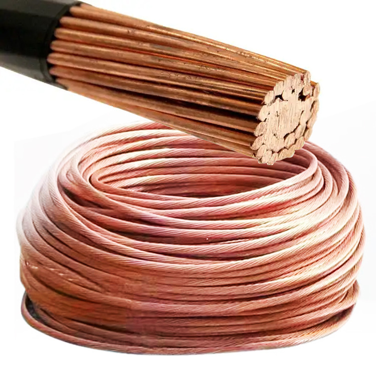 Chinese Manufacturer Wholesale High Tensile Electrical Copper Stranded Cable Wire