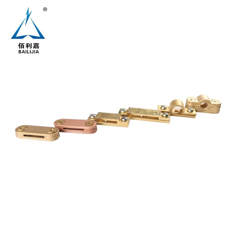 Copper Grounding Clamp For Tape And Wire Connecting Clamp