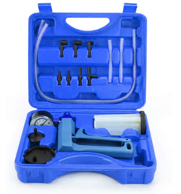 High Quality Vacuum Pump Brake Bleeder Kit Steering Fluid Bleeding System Tester Tool for Automotive Motorcycle Car