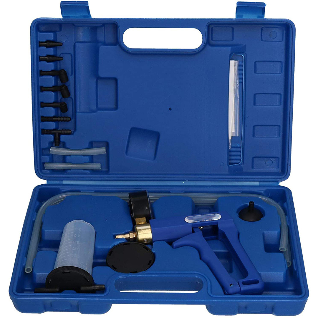 High Quality Vacuum Pump Brake Bleeder Kit Steering Fluid Bleeding System Tester Tool for Automotive Motorcycle Car