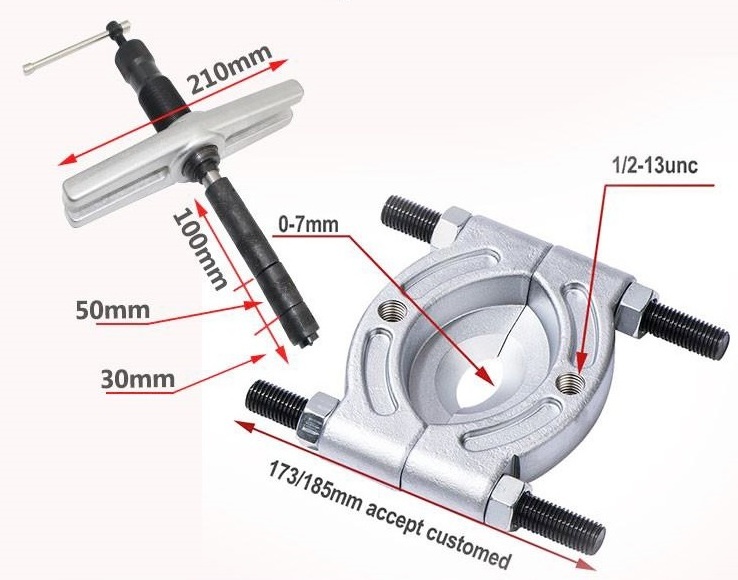 Home Other Vehicle Tools 10ton Hydraulic Gear Puller Separator Bearing Puller Set