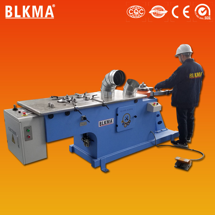 Hydraulic automatic gore locker duct elbow making machine