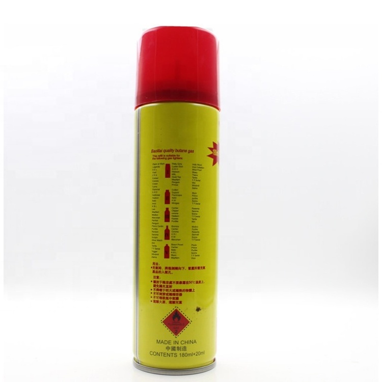 5x 7x 11x Lighter gas refill for lighter Customer's logo 300ml Chinese manufacturers