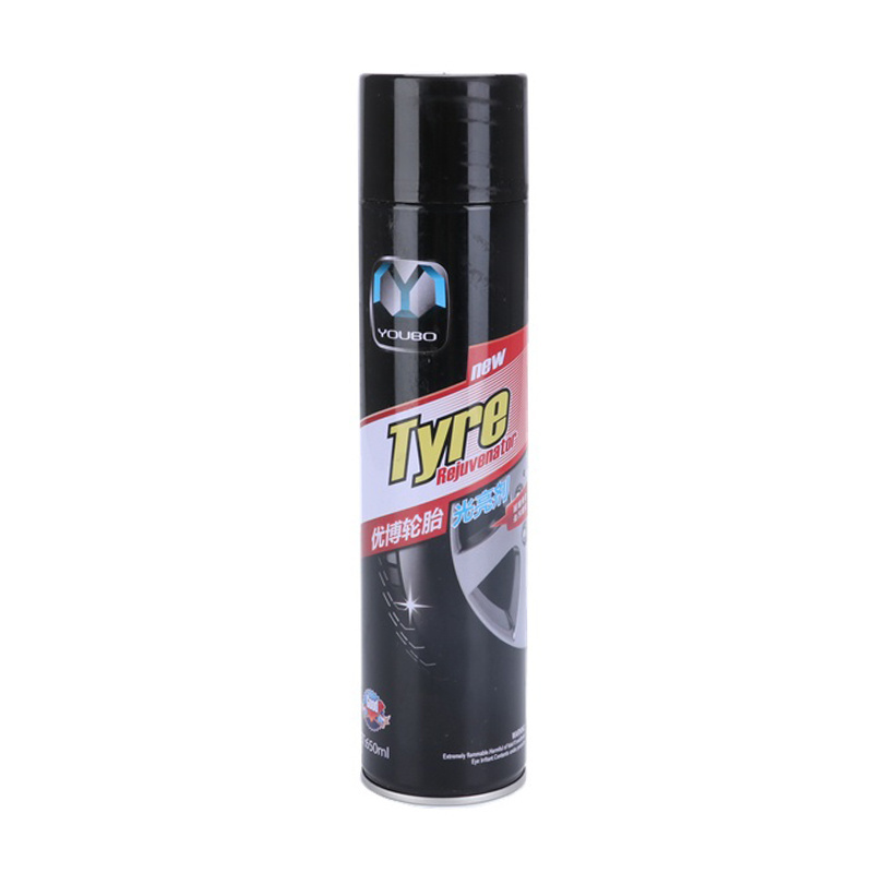 car care customized tire magic cleaning aerosol car tire shine spray