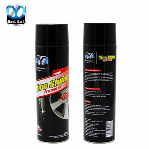 OEM 650ml  Cleaning for Car Tire Shine Wheel Tyre  Long-Lasting High Gloss Polish Shine Protect Tire Foam