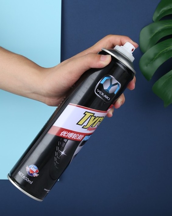 Factory Directly Selling  Cleaning For Car Car Tyre  Long-Lasting High Gloss Polish Shine Protect Tire Shine Foam Spray