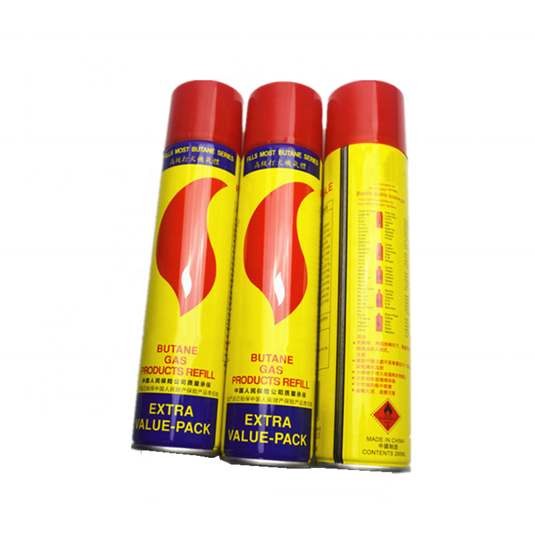 Lighter Aerosol Can Fuel Refill Cylinder Butane Gas Lighter Refill