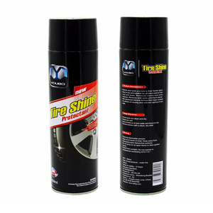 car care customized tire magic cleaning aerosol car tire shine spray