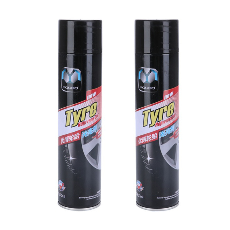 high effective customized logo car tire shine cleaner spray with good quality