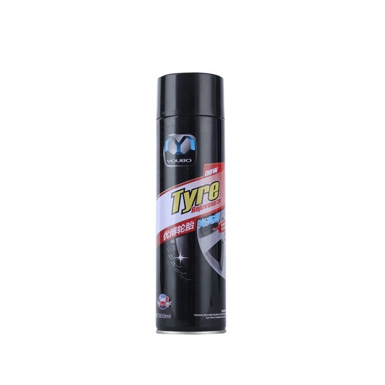 factory supplier Oem accept aerosol car tire shine spray for car care