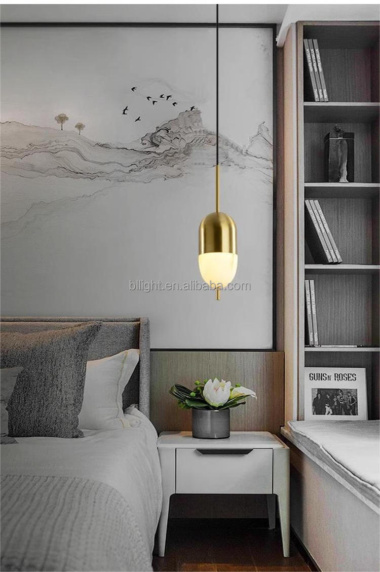 Modern Alabaster Chandelier Brass Lighting Flush Mount Led Ceiling Light Fixture Pendant Lamp for Dining Room Bathroom Bedroom