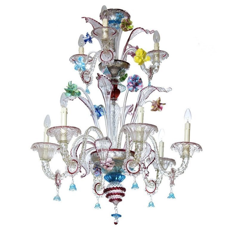 New design colorful of chandelier murano glass chandelier lighting brilliant lighting manufactures wholesale price glass lamp